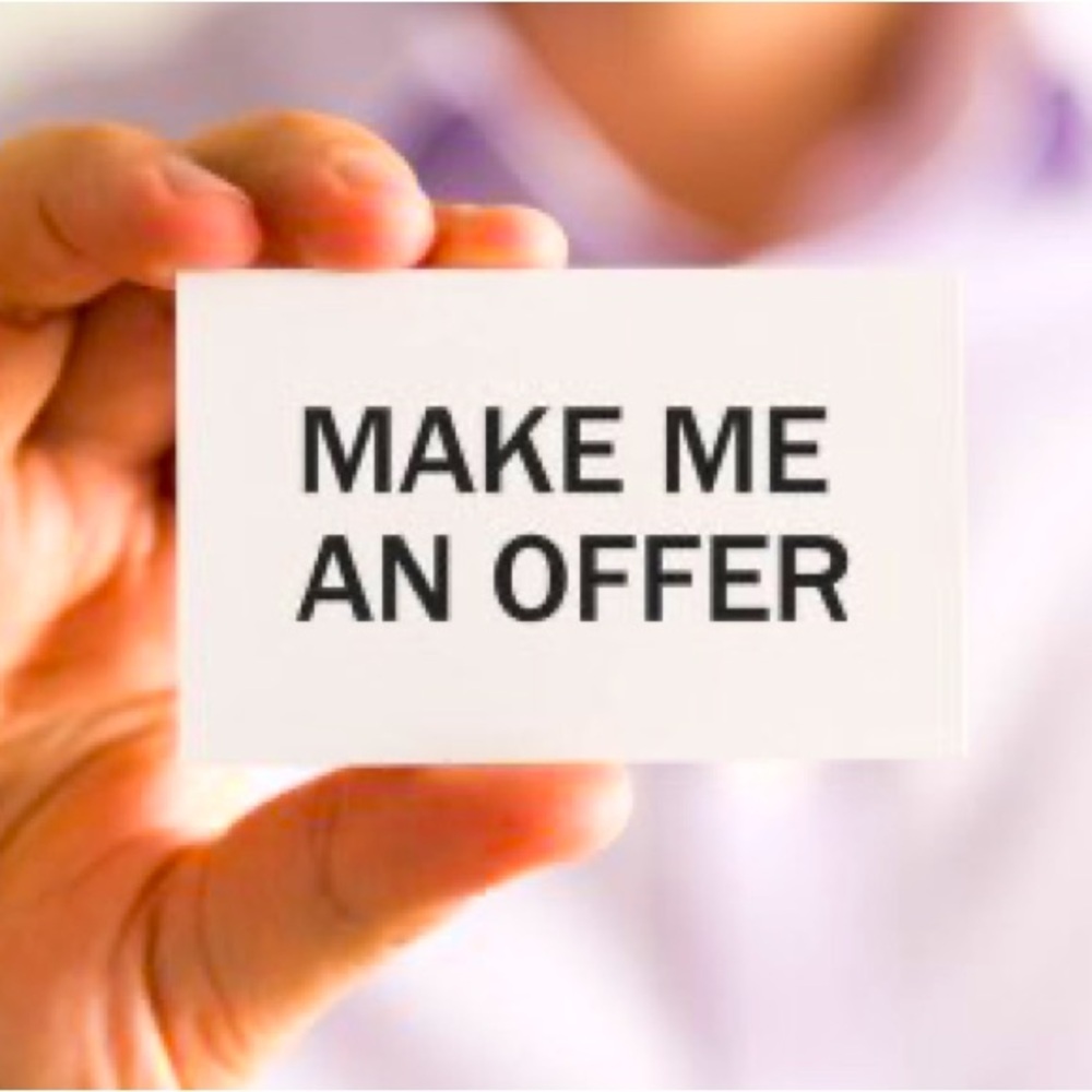 Love the item, not the price?  Make me an offer!